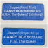 1977 Wedgwood Queen Elizabeth Jubilee Candy Box Pair Royal Blue